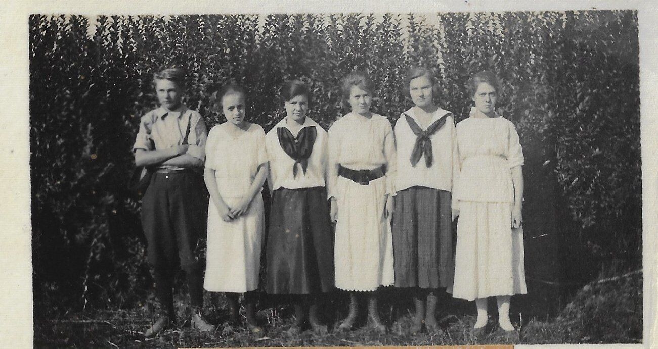 Looking Back; Alfordsville High School students